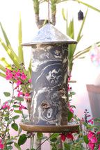 Ceramic Seed Bird Feeder - Marbled Tree Bark
