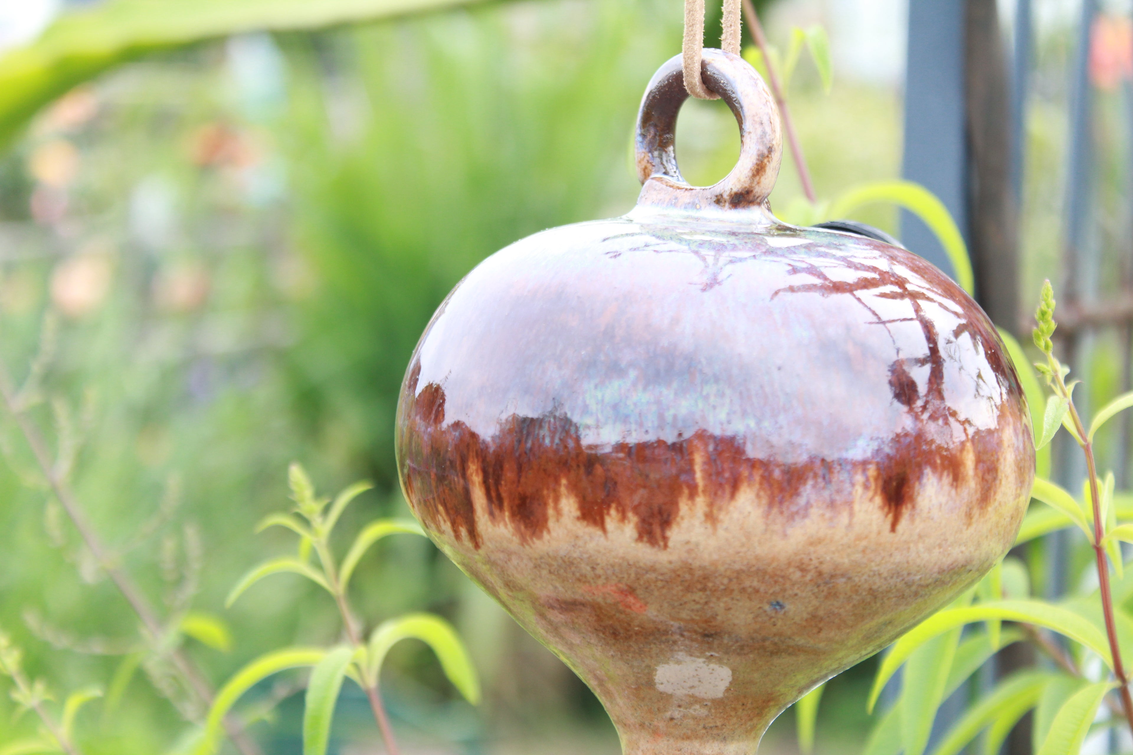 Ceramic Hummingbird Feeder - Ancient Flux