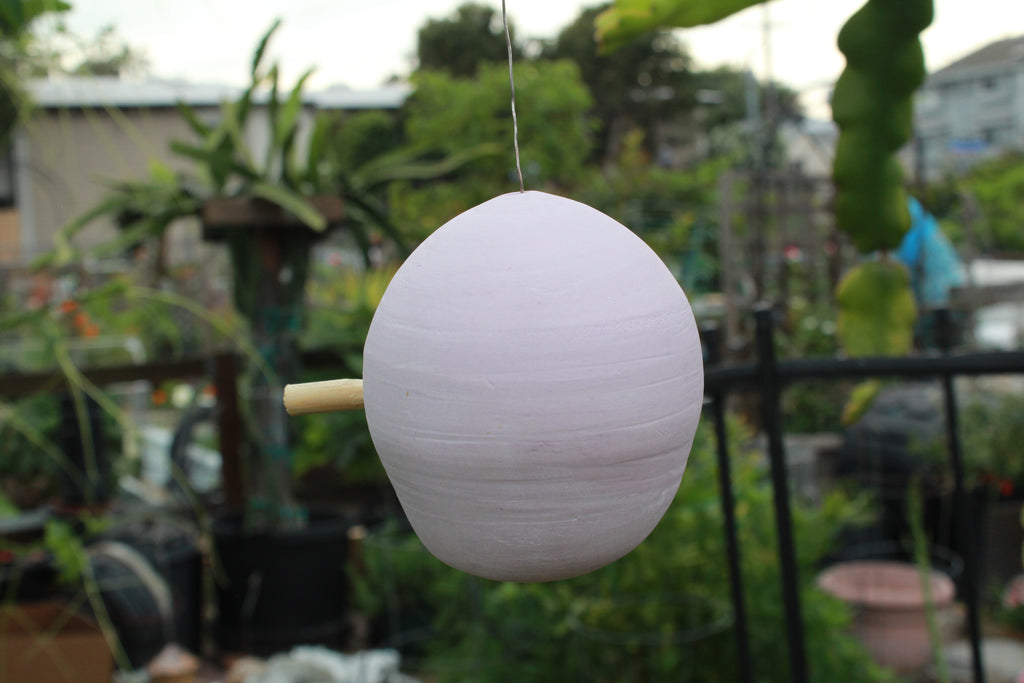 Ceramic Bird House - Lavender