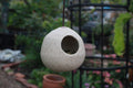 Ceramic Bird House - Speckled Oatmeal