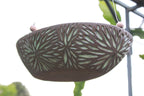 Hanging Ceramic Bird Bath – Turquoise Blue